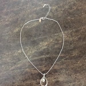 Lia Sophia silver necklace.